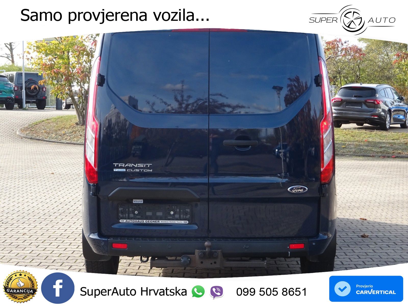 Ford Transit Custom Doka Kasten 320 L2 Trend LANG AHK 131 KS