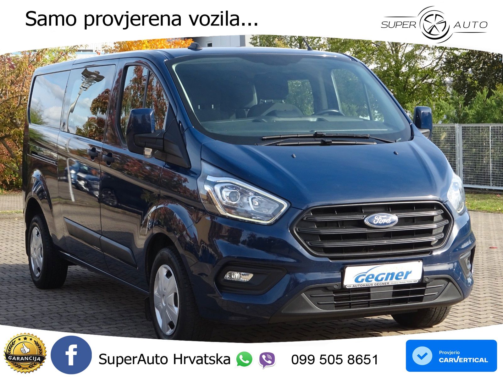 Ford Transit Custom Doka Kasten 320 L2 Trend LANG AHK 131 KS