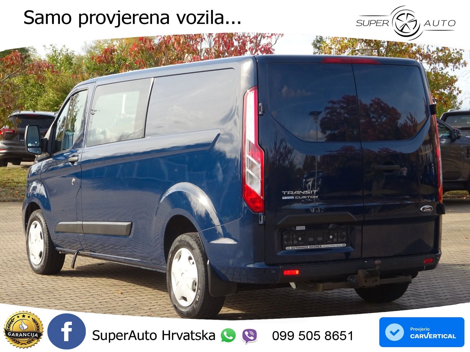 Ford Transit Custom Doka Kasten 320 L2 Trend LANG AHK 131 KS
