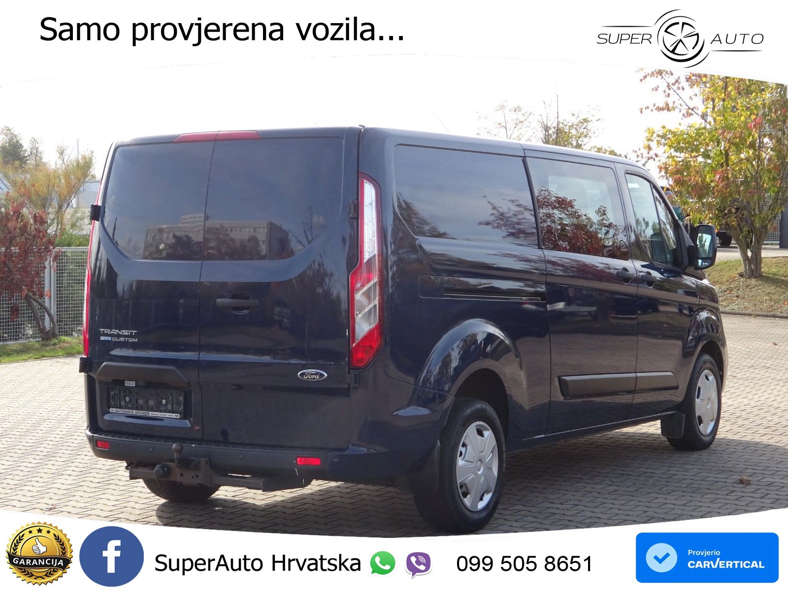 Ford Transit Custom Doka Kasten 320 L2 Trend LANG AHK 131 KS