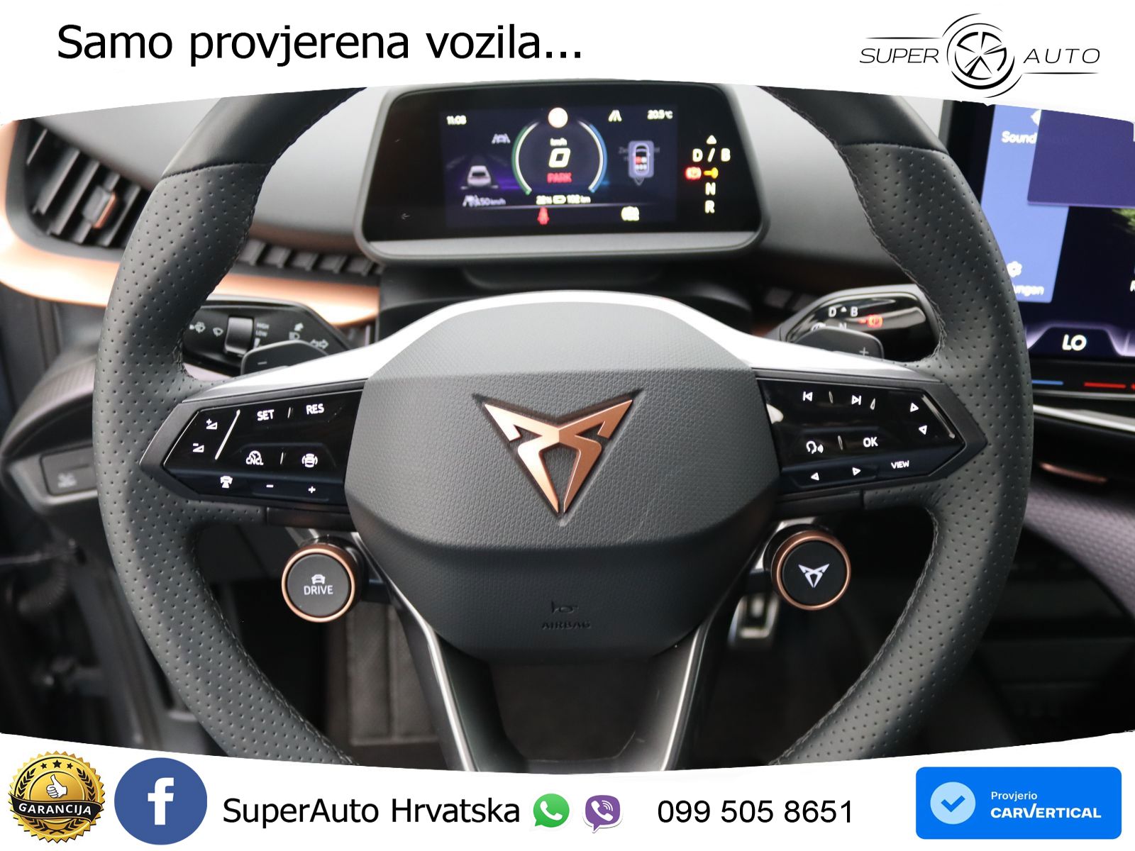 Cupra Tavascan 82 kWh (286 KS) LED+GR SJED+ACC