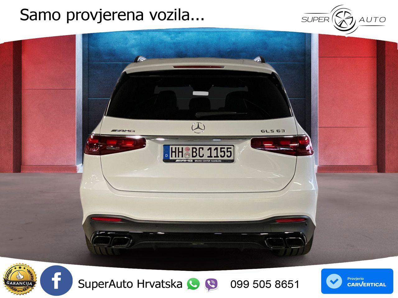 Mercedes-Benz GLS AMG GLS 63 V8 EQ Boost 4MATIC+ AMG SPEEDSHIFT TCT 9G LED+GR SJED+ACC
