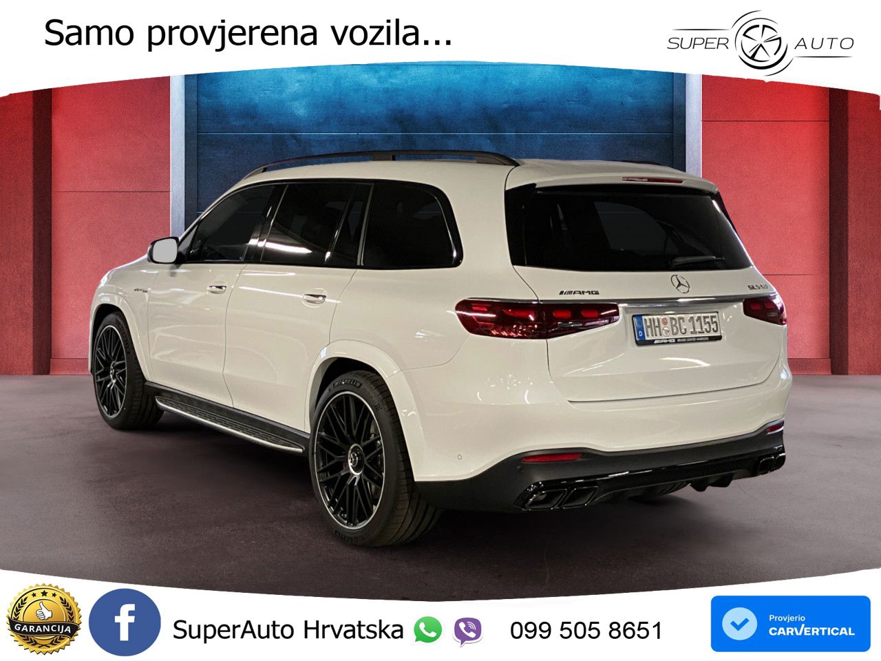 Mercedes-Benz GLS AMG GLS 63 V8 EQ Boost 4MATIC+ AMG SPEEDSHIFT TCT 9G LED+GR SJED+ACC