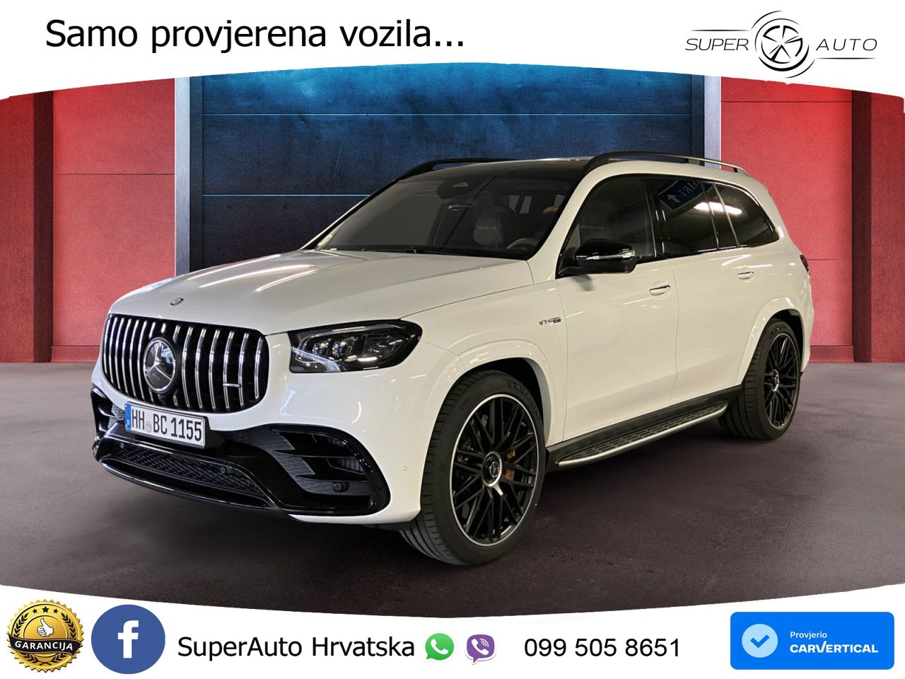 Mercedes-Benz GLS AMG GLS 63 V8 EQ Boost 4MATIC+ AMG SPEEDSHIFT TCT 9G LED+GR SJED+ACC
