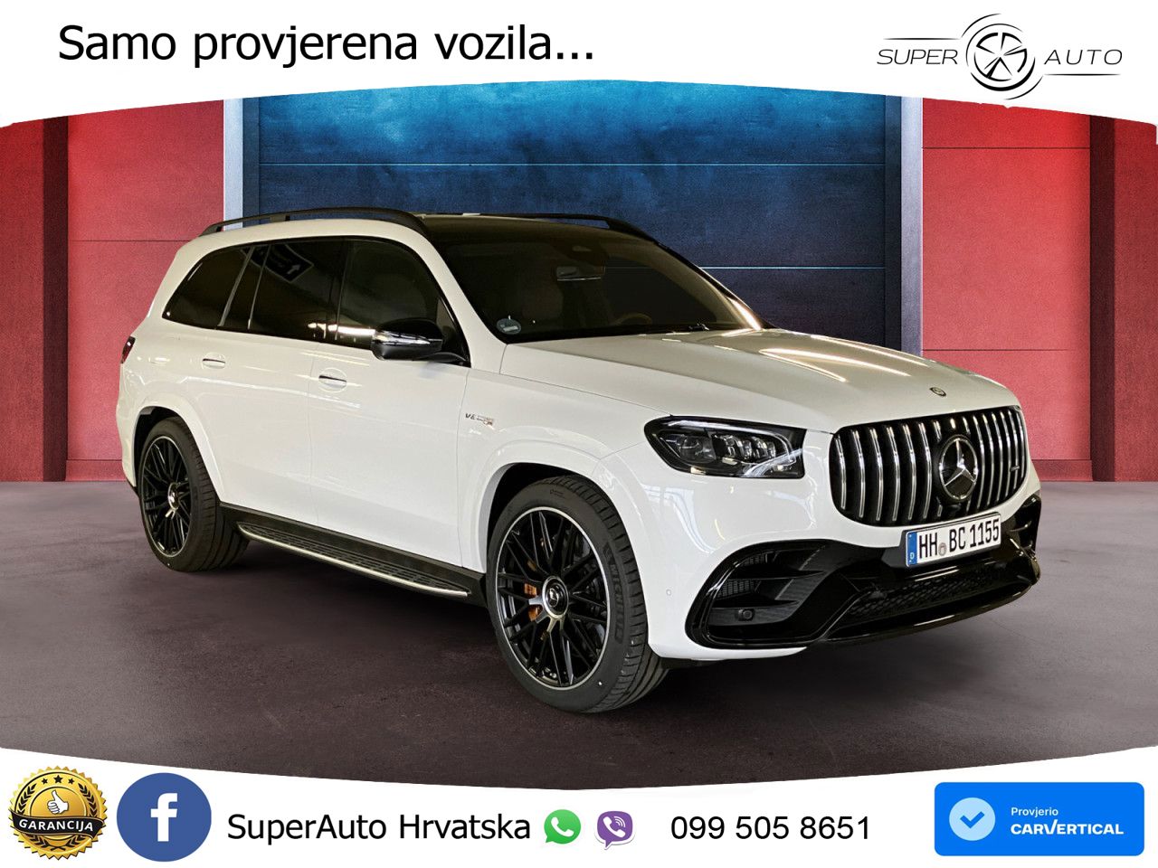 Mercedes-Benz GLS AMG GLS 63 V8 EQ Boost 4MATIC+ AMG SPEEDSHIFT TCT 9G LED+GR SJED+ACC