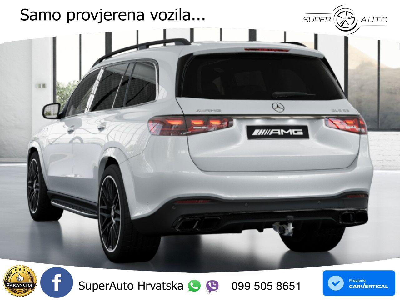 Mercedes-Benz GLS AMG GLS 63 V8 EQ Boost 4MATIC+ AMG SPEEDSHIFT TCT 9G LED+GR SJED+ACC
