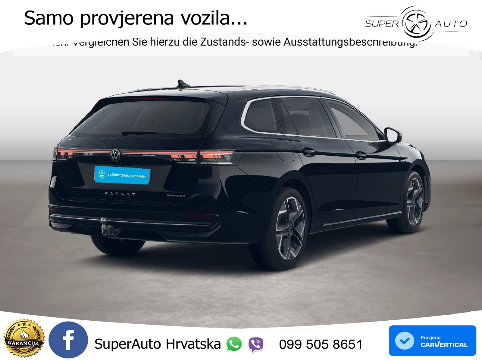 Volkswagen Passat Variant 1.5 TSI (204 KS) eHybrid DSG Elegance LED+GR SJED+ACC
