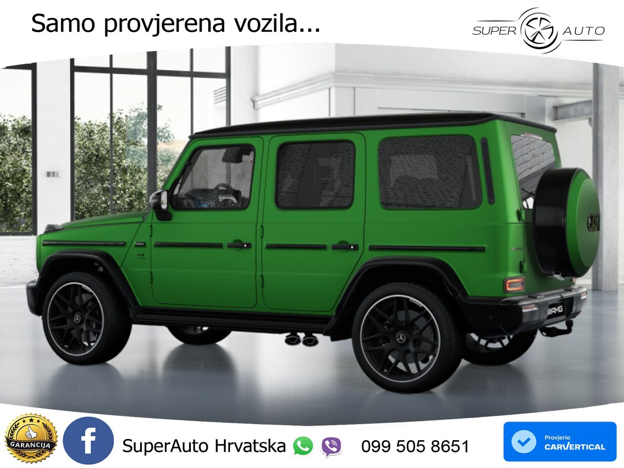 Mercedes AMG G 63 Long V8 (585 KS) 4MATIC 9G-TRONIC AMG SPEEDSHIFT TCT