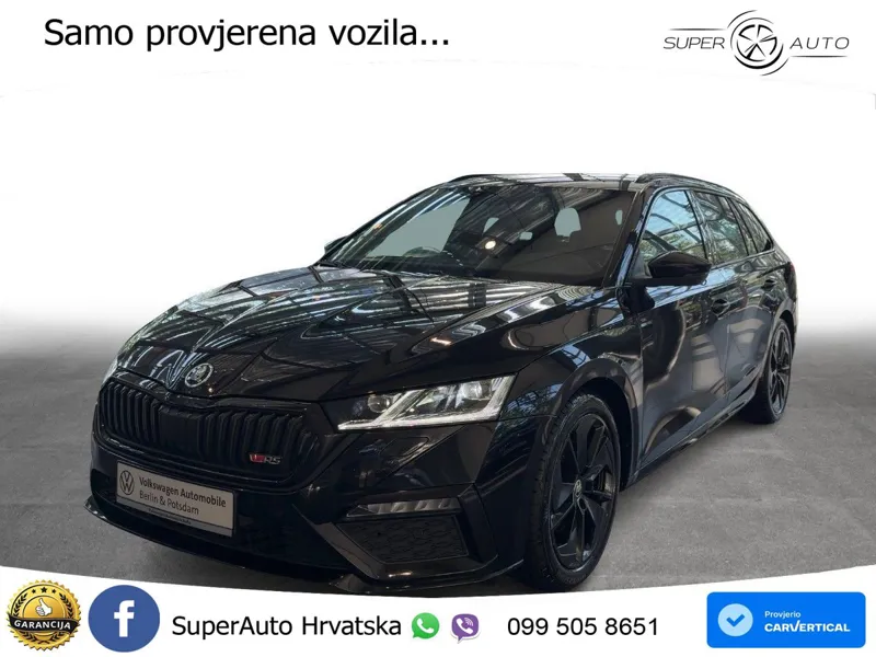 Škoda Octavia Combi RS 2.0 TDI (200 KS) DSG MATRIX+GR SJED+KAM