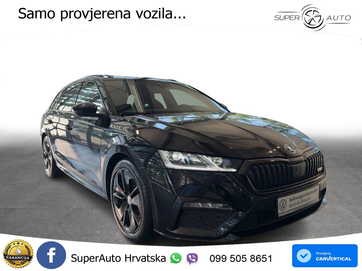 Škoda Octavia Combi RS 2.0 TDI (200 KS) DSG MATRIX+GR SJED+KAM