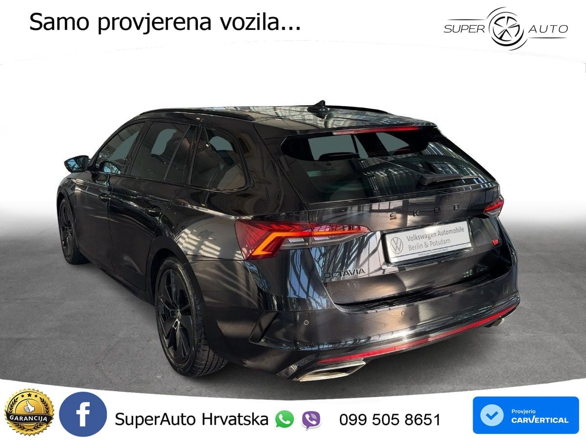 Škoda Octavia Combi RS 2.0 TDI (200 KS) DSG MATRIX+GR SJED+KAM
