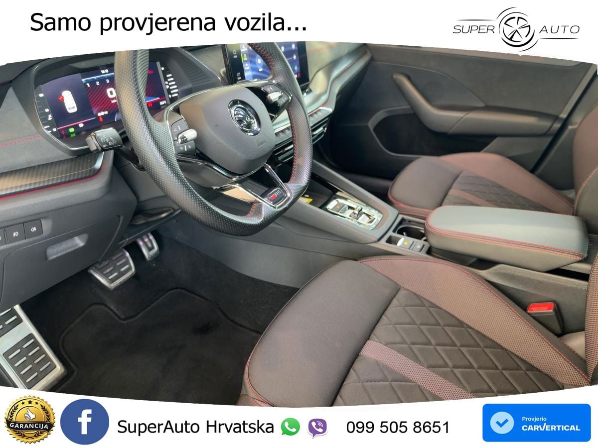 Škoda Octavia Combi RS 2.0 TDI (200 KS) DSG MATRIX+GR SJED+KAM