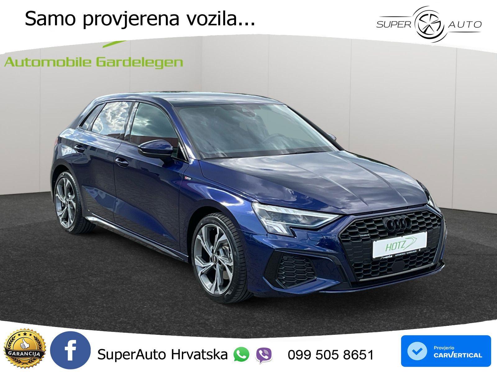 Audi A3 40 TFSI (190 KS) quattro S tronic S line LED+GR SJED+ACC