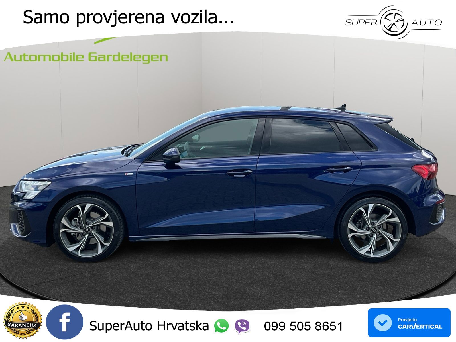 Audi A3 40 TFSI (190 KS) quattro S tronic S line LED+GR SJED+ACC
