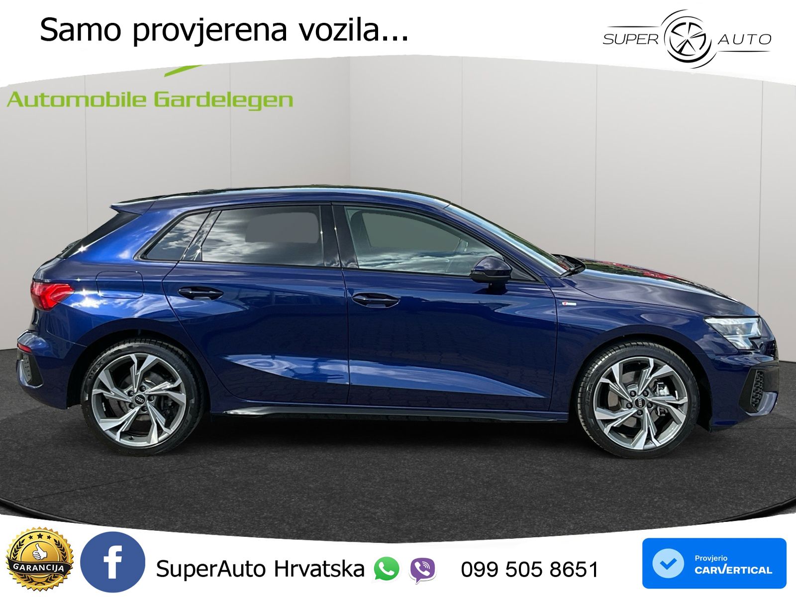 Audi A3 40 TFSI (190 KS) quattro S tronic S line LED+GR SJED+ACC