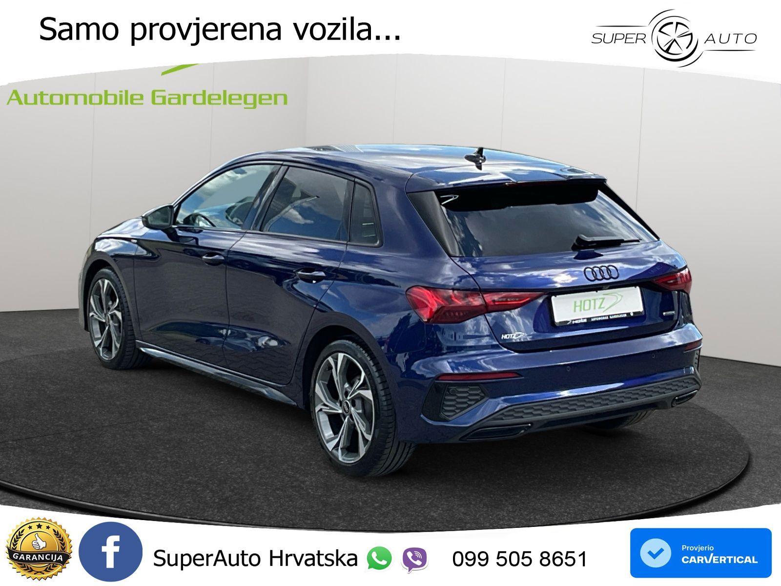 Audi A3 40 TFSI (190 KS) quattro S tronic S line LED+GR SJED+ACC