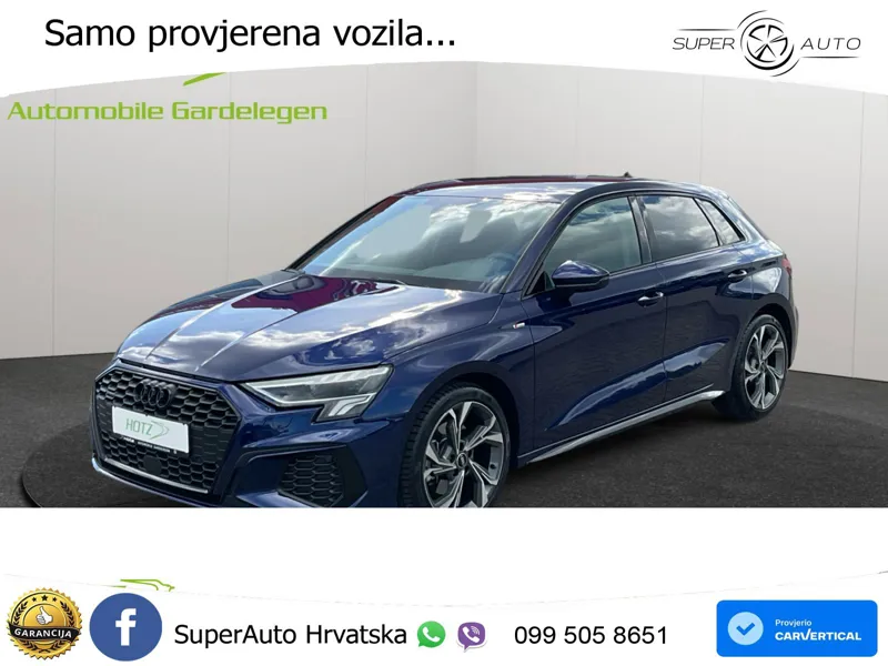 Audi A3 40 TFSI (190 KS) quattro S tronic S line LED+GR SJED+ACC