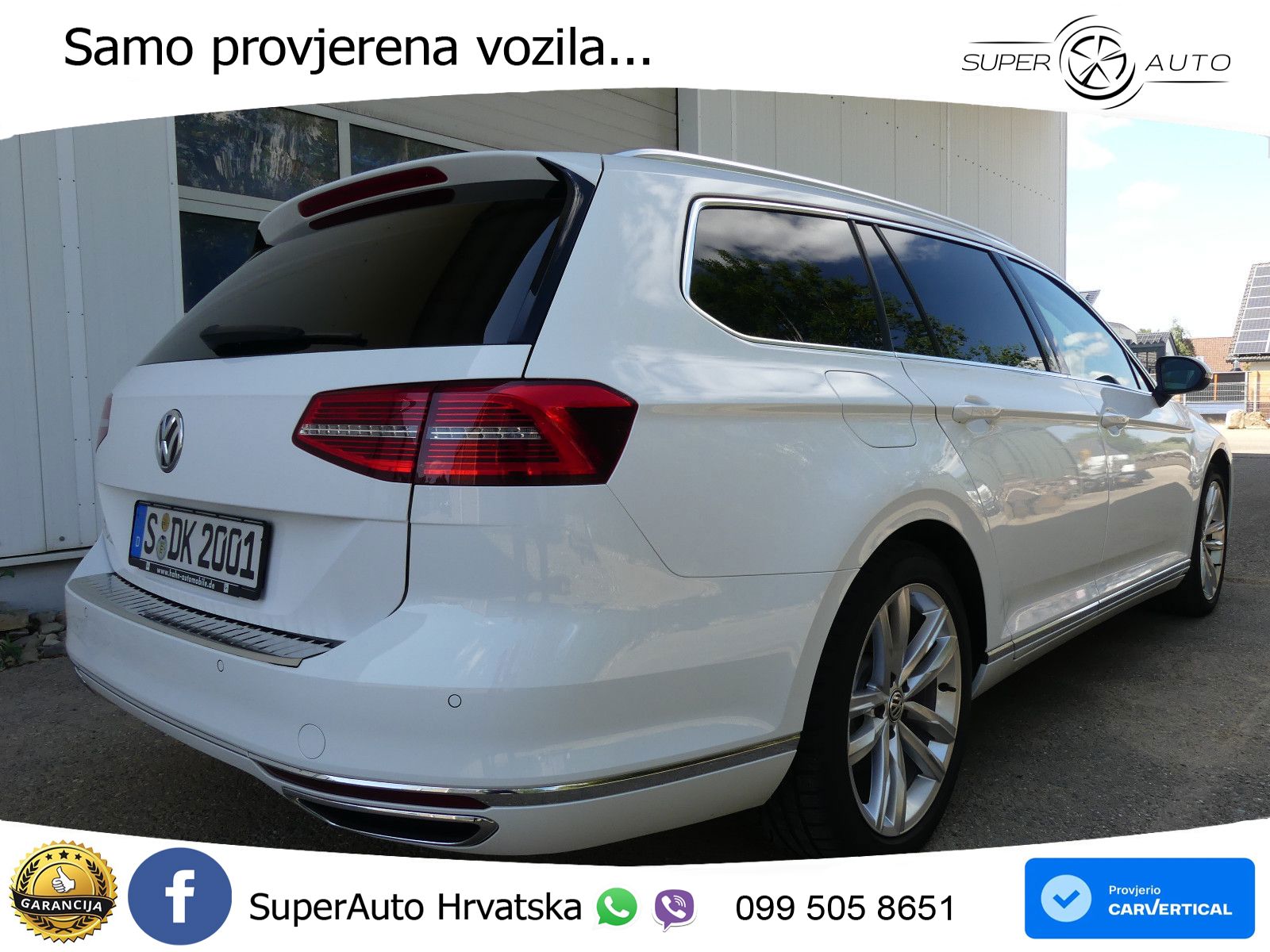 Volkswagen Passat Variant 2.0 TDI (190 KS) DSG Highline LED+GR SJED+ACC