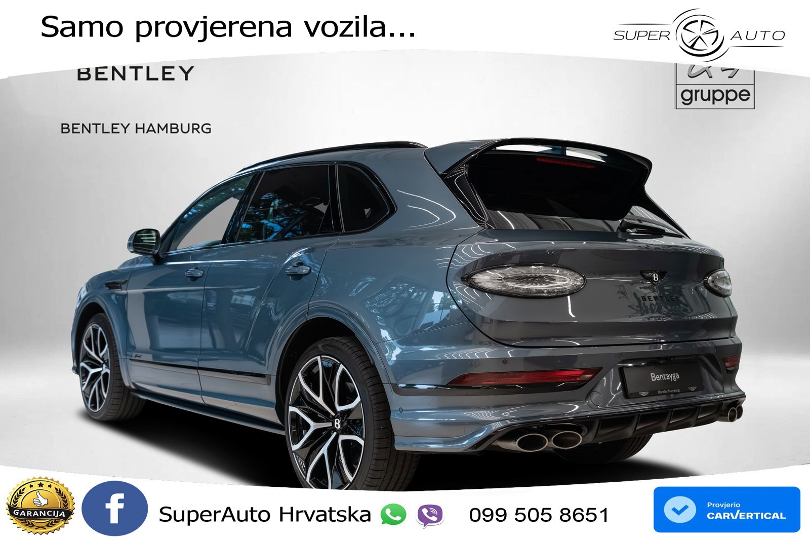 Bentley Bentayga Speed 4.0 V8 (650 KS) AWD Automatic LED+GR SJED+ACC