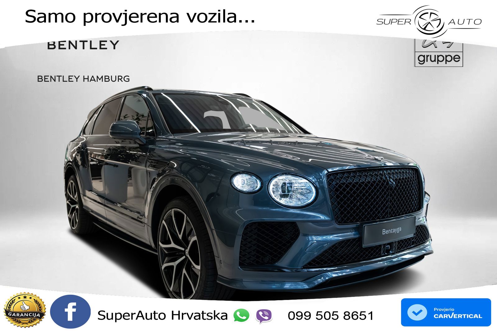 Bentley Bentayga Speed 4.0 V8 (650 KS) AWD Automatic LED+GR SJED+ACC