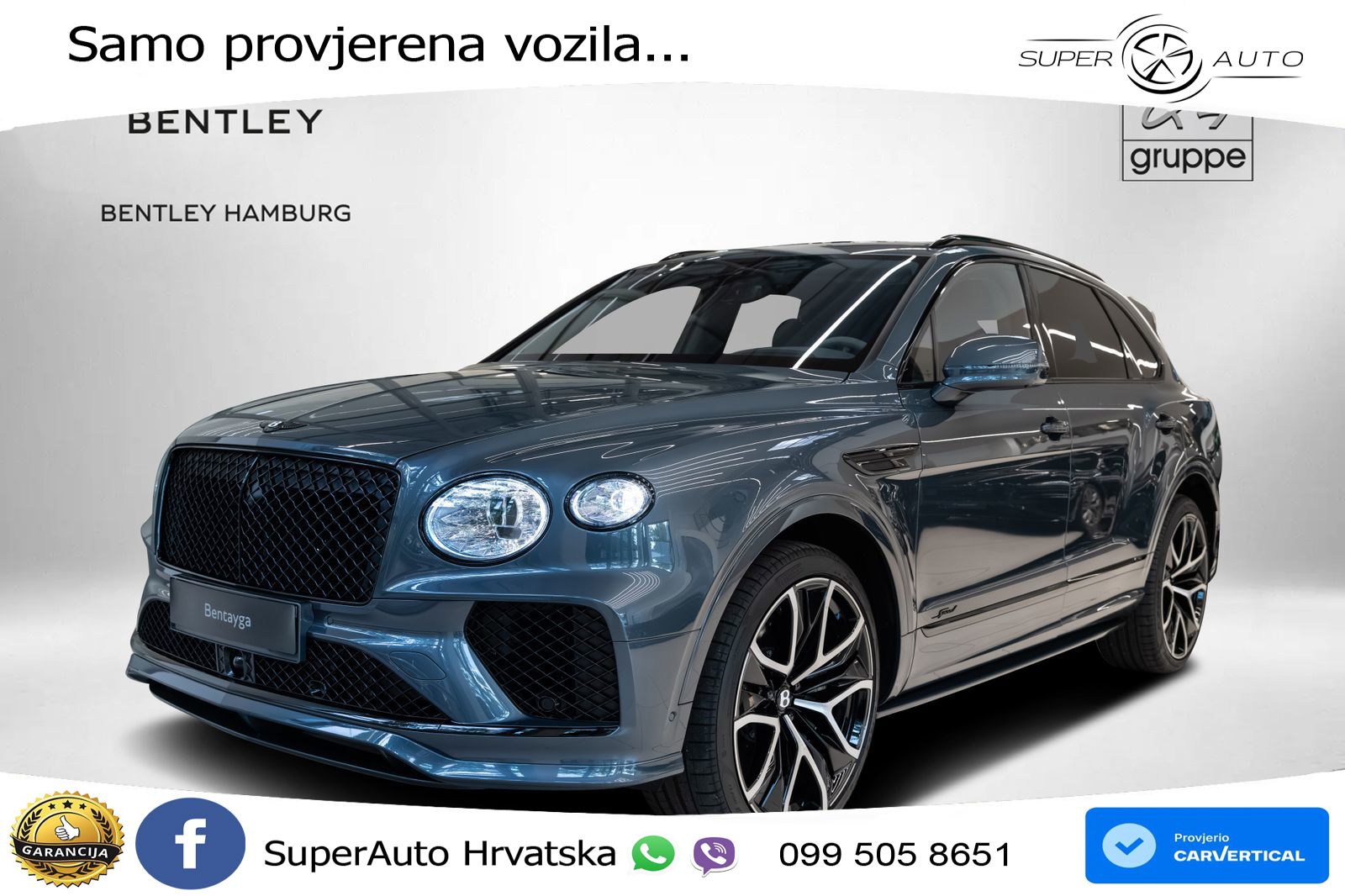 Bentley Bentayga Speed 4.0 V8 (650 KS) AWD Automatic LED+GR SJED+ACC