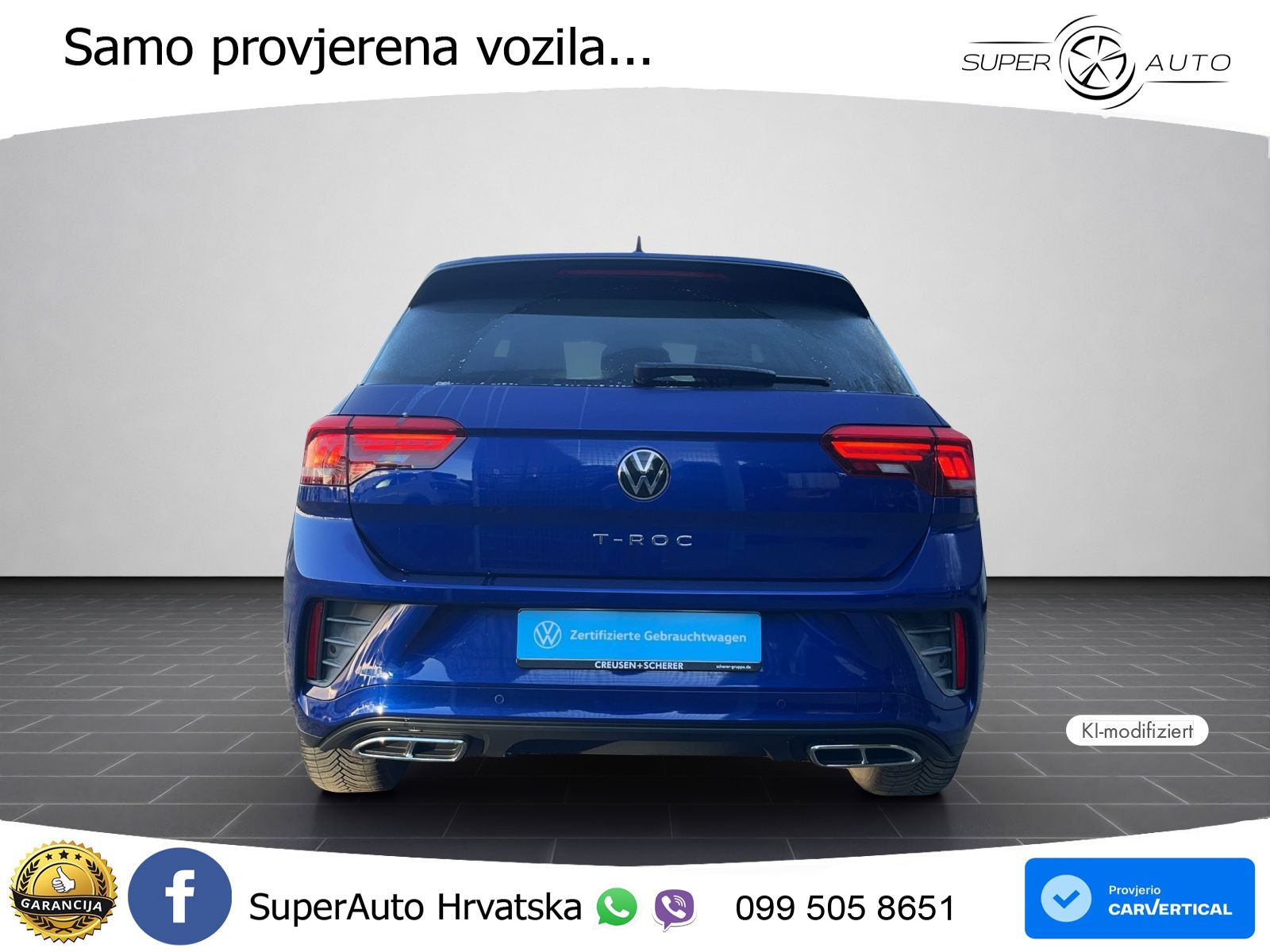 Volkswagen T-Roc 1.5 TSI (150 KS) DSG R-Line LED+GR SJED+ACC