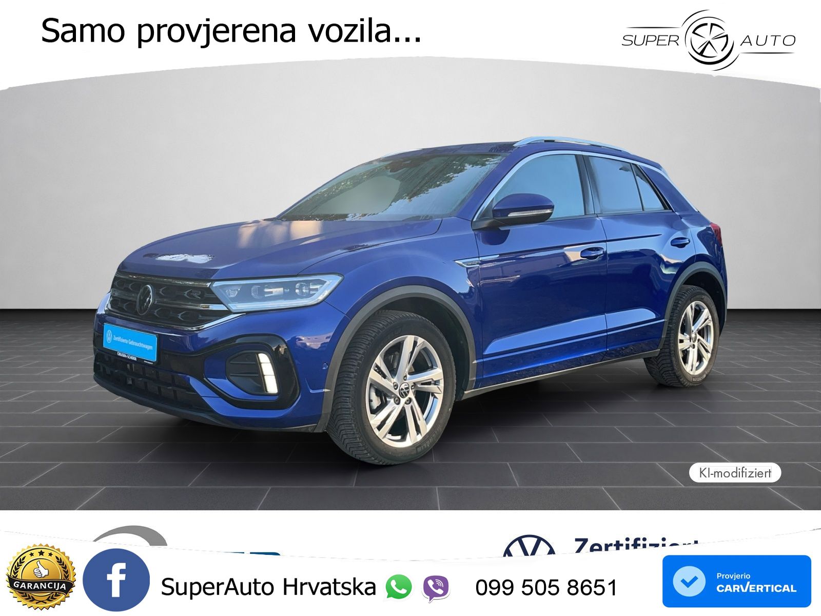 Volkswagen T-Roc 1.5 TSI (150 KS) DSG R-Line LED+GR SJED+ACC