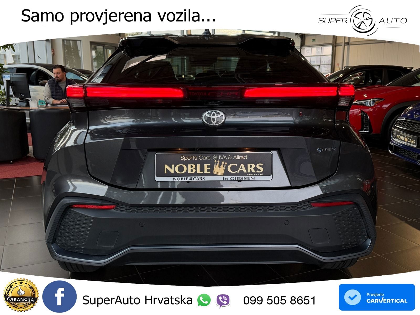 Toyota C-HR 1.8 (140 KS) Hybrid e-CVT Business Edition LED+GR SJED+ACC