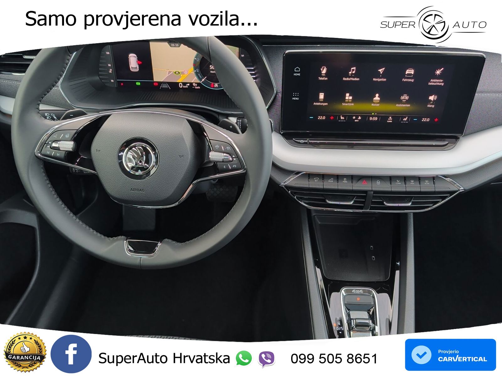 Škoda Octavia Combi 2.0 TDI (150 KS) 4x4 DSG LED+GR SJED+ACC