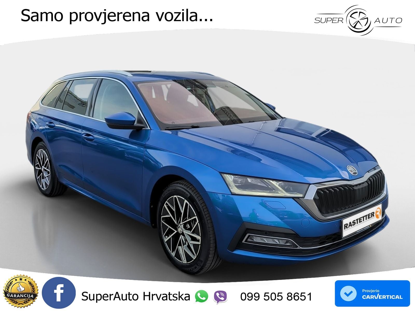 Škoda Octavia Combi 2.0 TDI (150 KS) 4x4 DSG LED+GR SJED+ACC
