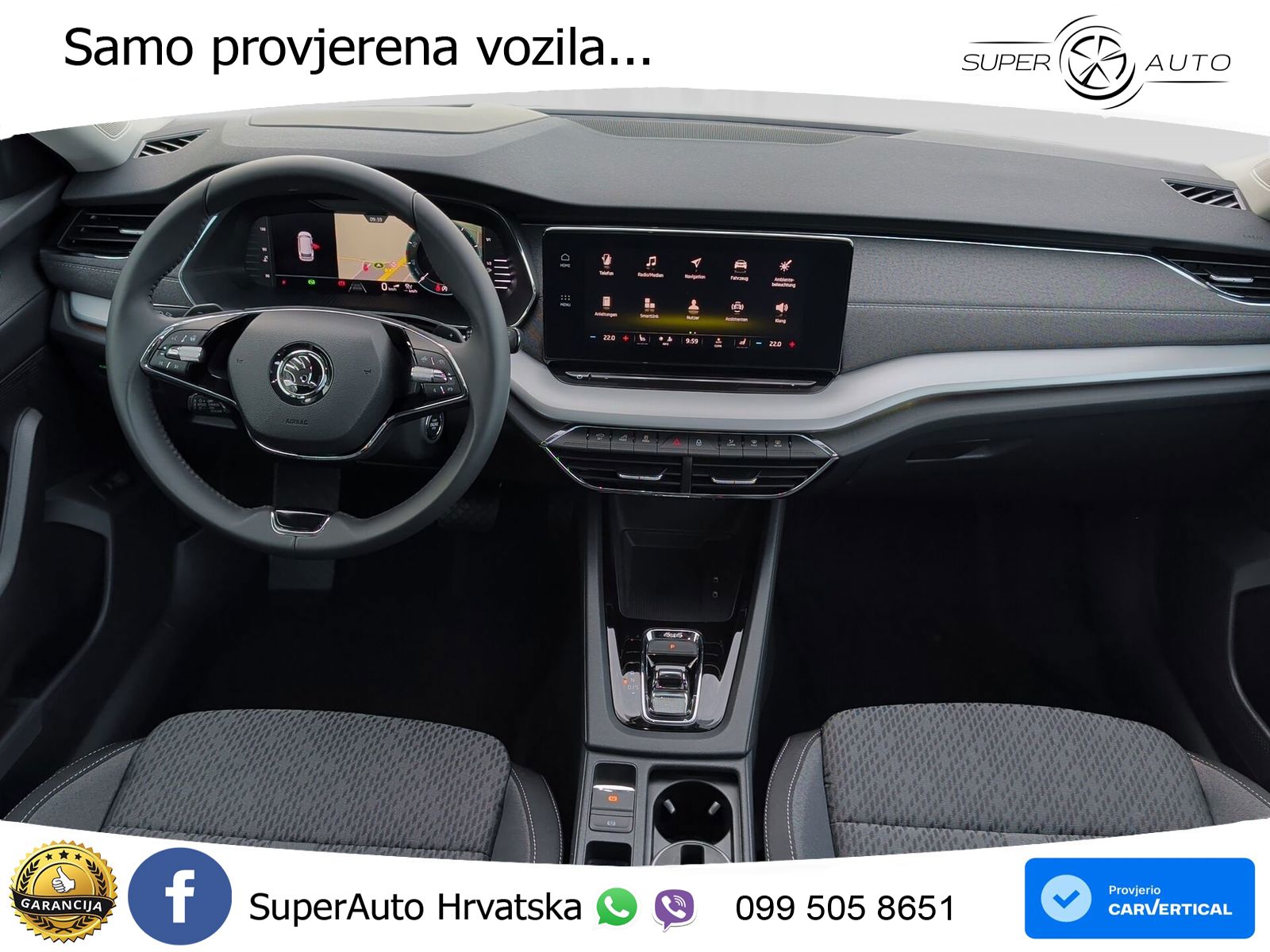 Škoda Octavia Combi 2.0 TDI (150 KS) 4x4 DSG LED+GR SJED+ACC