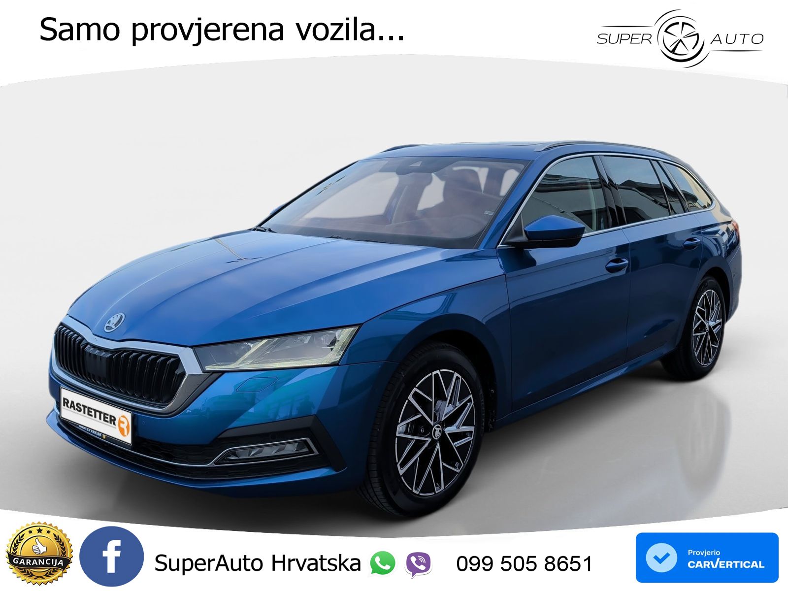 Škoda Octavia Combi 2.0 TDI (150 KS) 4x4 DSG LED+GR SJED+ACC