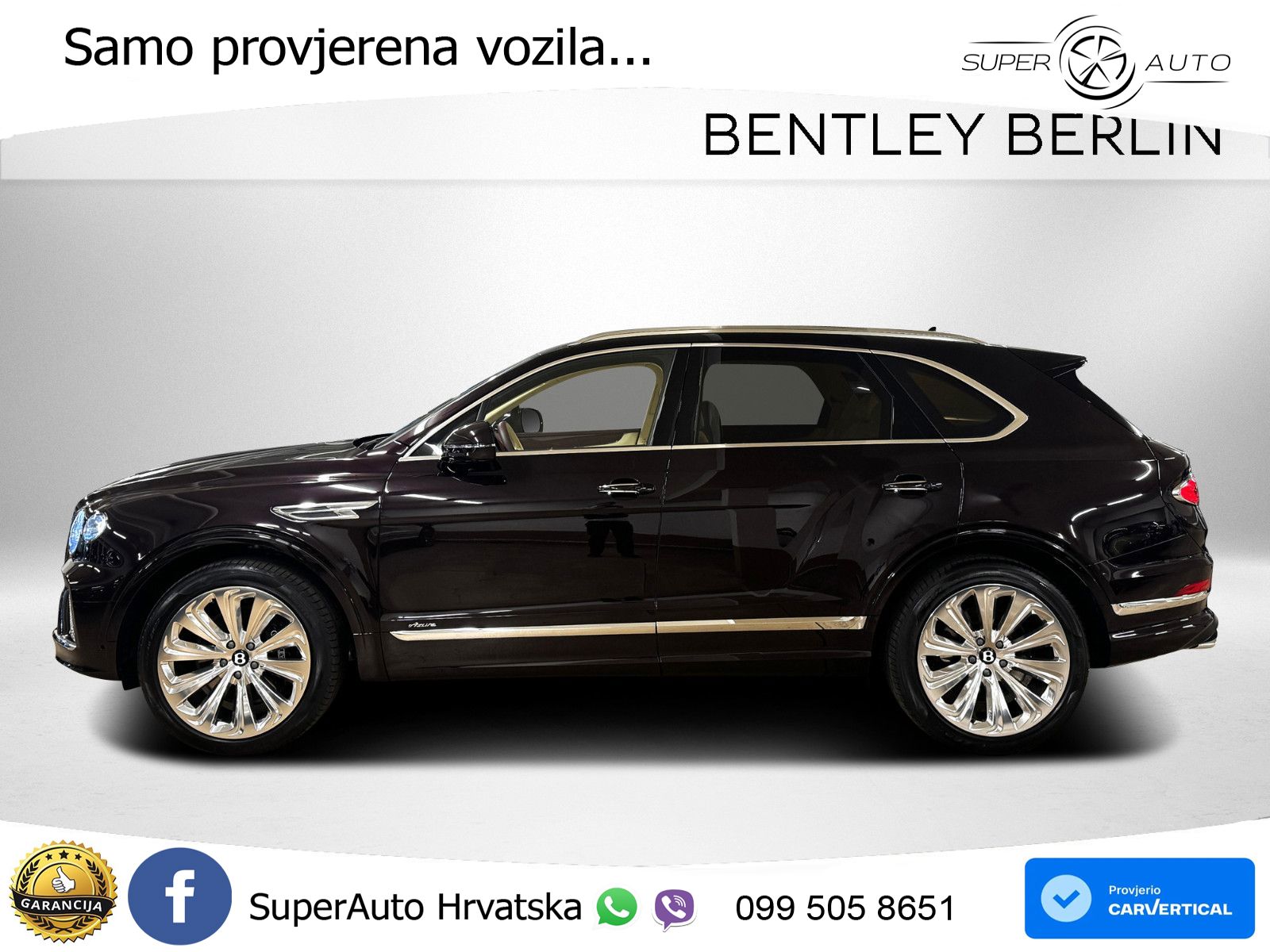 Bentley Bentayga EWB 4.0 V8 (550 KS) 4WD Automatic LED+GR SJED+ACC