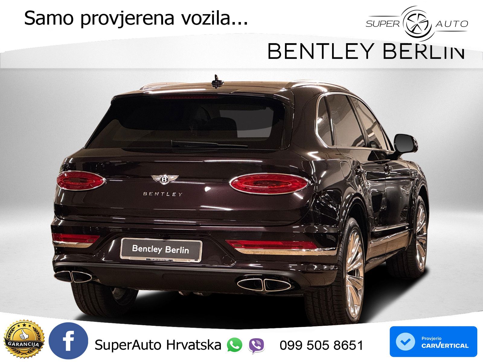 Bentley Bentayga EWB 4.0 V8 (550 KS) 4WD Automatic LED+GR SJED+ACC