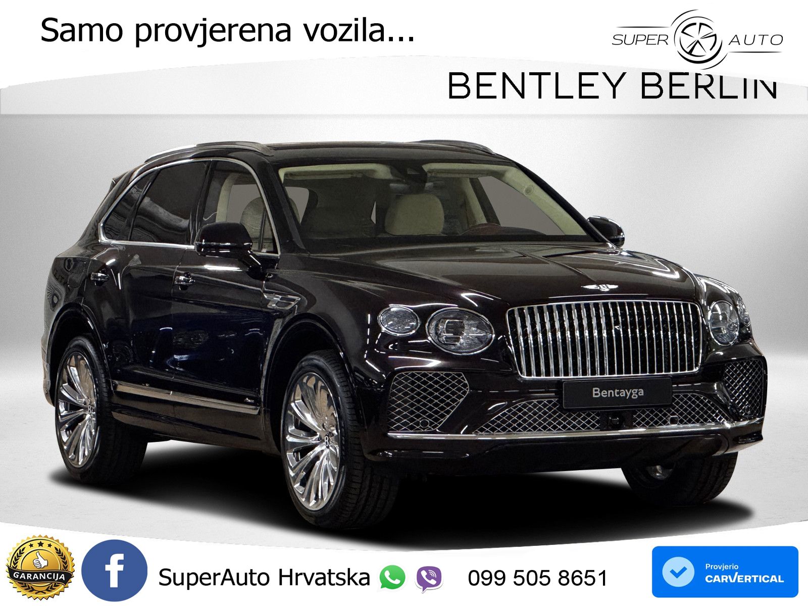 Bentley Bentayga EWB 4.0 V8 (550 KS) 4WD Automatic LED+GR SJED+ACC