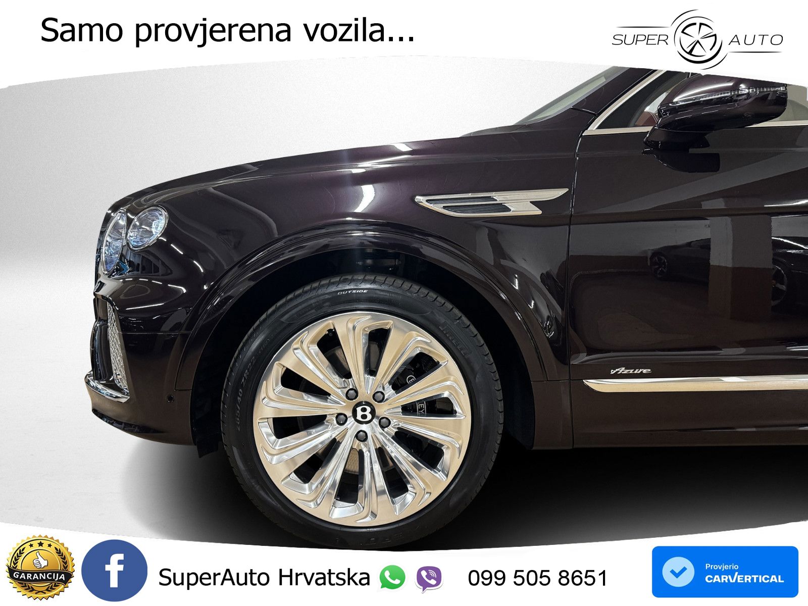 Bentley Bentayga EWB 4.0 V8 (550 KS) 4WD Automatic LED+GR SJED+ACC