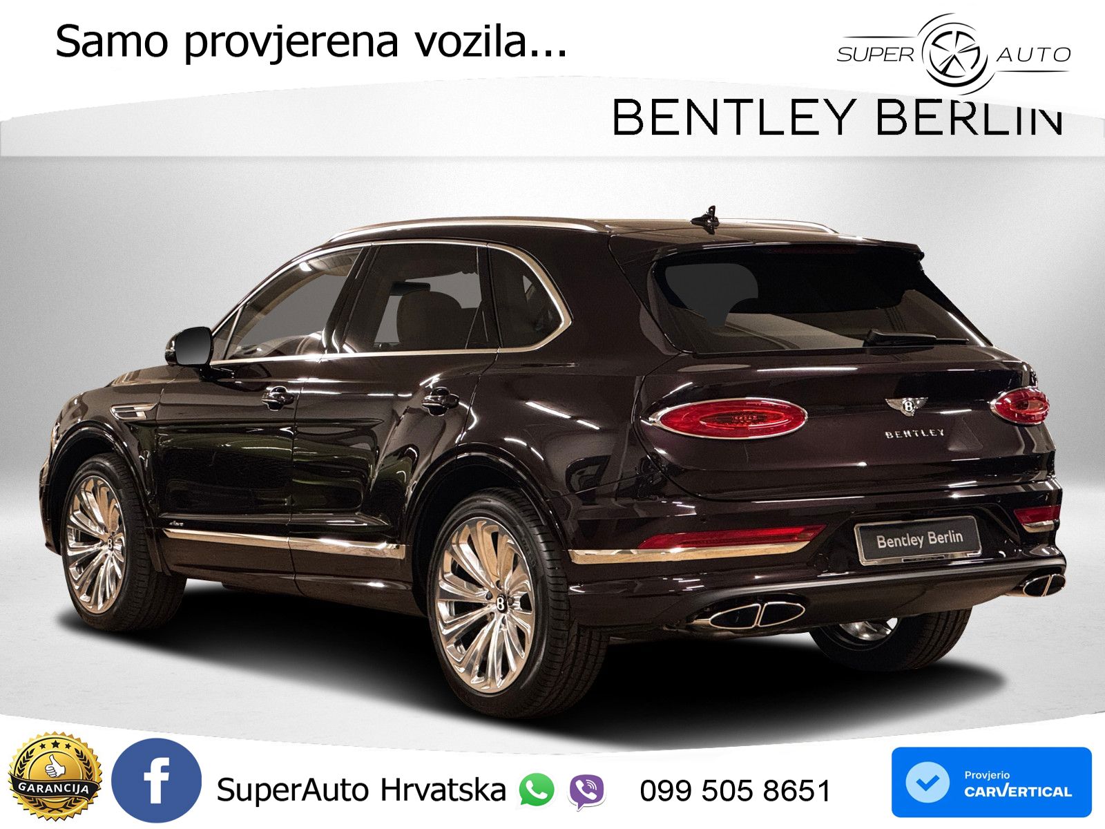 Bentley Bentayga EWB 4.0 V8 (550 KS) 4WD Automatic LED+GR SJED+ACC