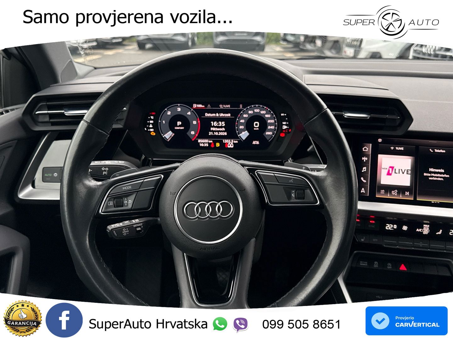 Audi A3 30 TDI (116 KS) S tronic