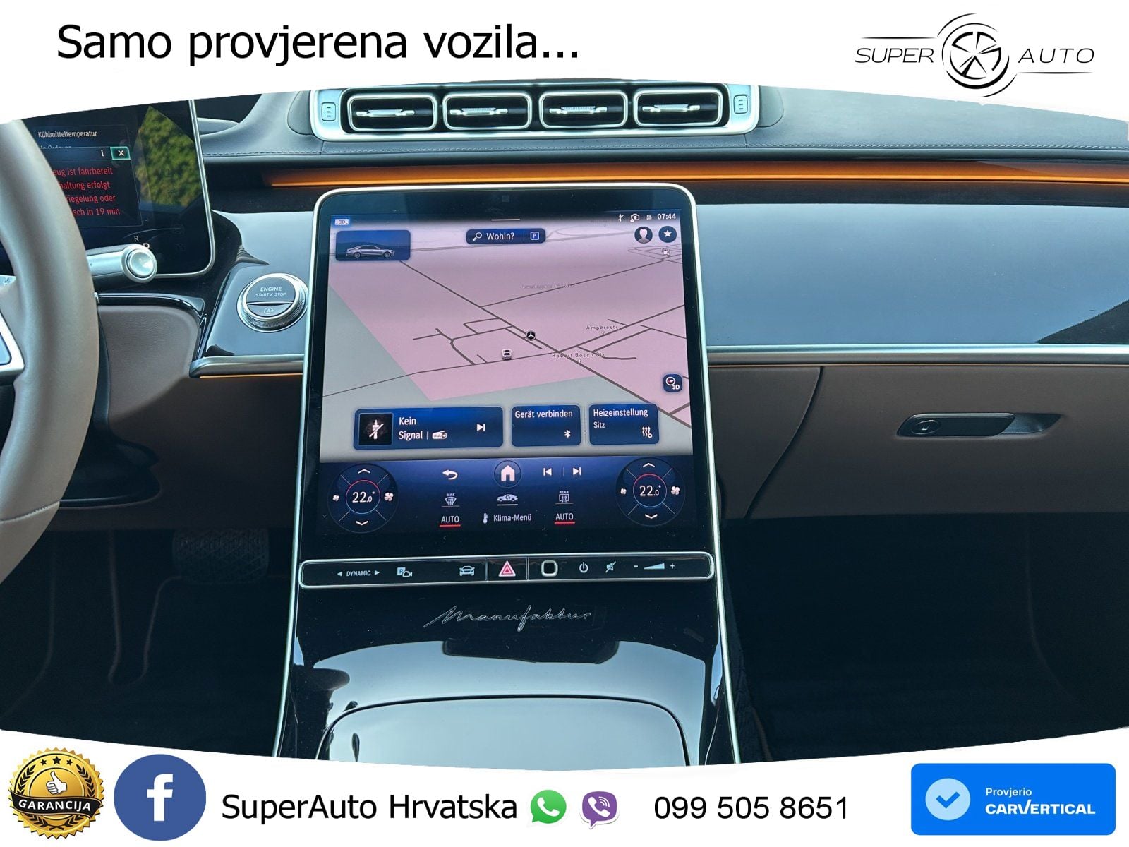 Mercedes S 450d (367 KS) EQ Boost 4MATIC 9G-TRONIC Manufaktur ZRAČNI+ACC+4xGR SJED+360