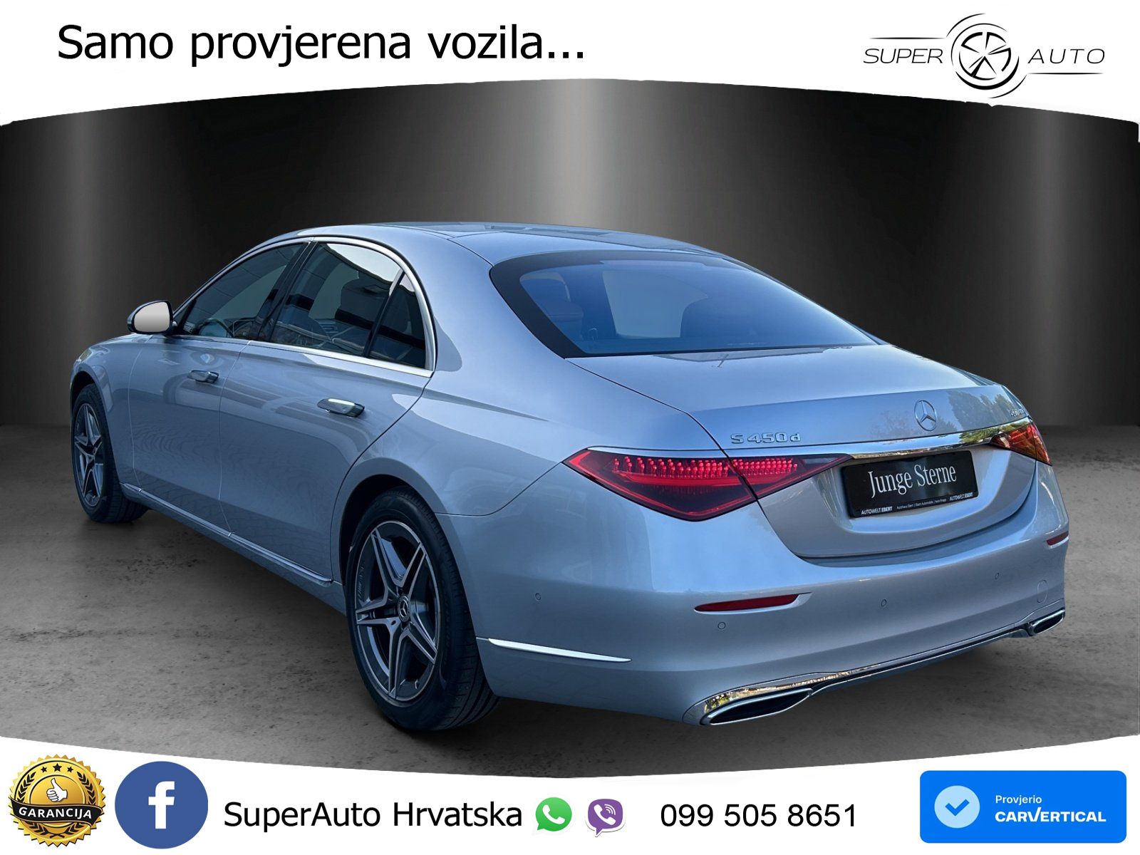 Mercedes S 450d (367 KS) EQ Boost 4MATIC 9G-TRONIC Manufaktur ZRAČNI+ACC+4xGR SJED+360