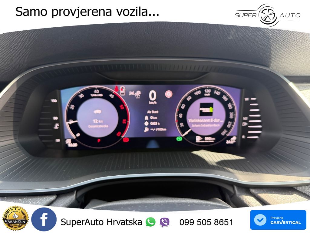 Škoda Octavia Combi 2.0 TDI (150 KS) DSG MATRIX+GR SJED+KAM