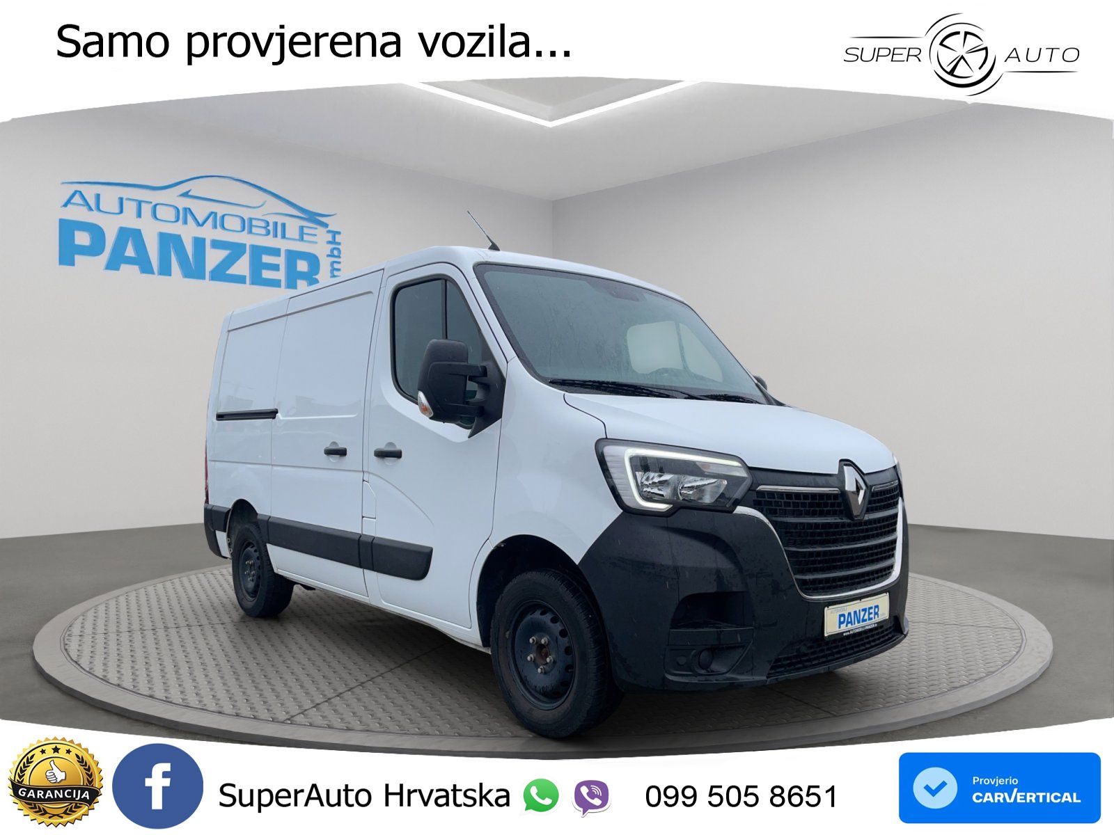 Renault Master 3,3t BLUE dCi 135 FAP L1H1  3 Sitze PDC T 135 KS