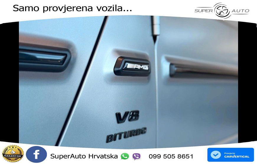 Mercedes AMG G 63 Long V8 (585 KS) 4MATIC 9G-TRONIC AMG SPEEDSHIFT TCT Manufaktur LED+GR SJED+ACC