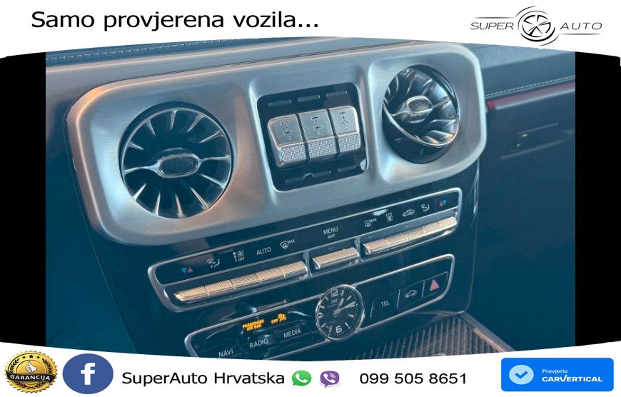 Mercedes AMG G 63 Long V8 (585 KS) 4MATIC 9G-TRONIC AMG SPEEDSHIFT TCT Manufaktur LED+GR SJED+ACC