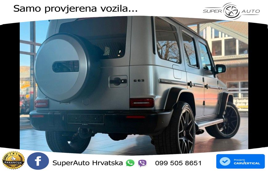 Mercedes AMG G 63 Long V8 (585 KS) 4MATIC 9G-TRONIC AMG SPEEDSHIFT TCT Manufaktur LED+GR SJED+ACC