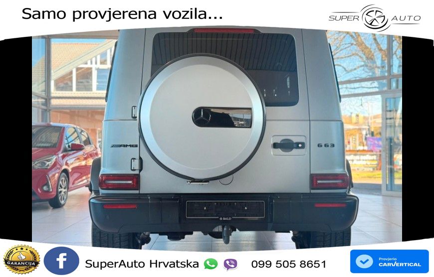 Mercedes AMG G 63 Long V8 (585 KS) 4MATIC 9G-TRONIC AMG SPEEDSHIFT TCT Manufaktur LED+GR SJED+ACC