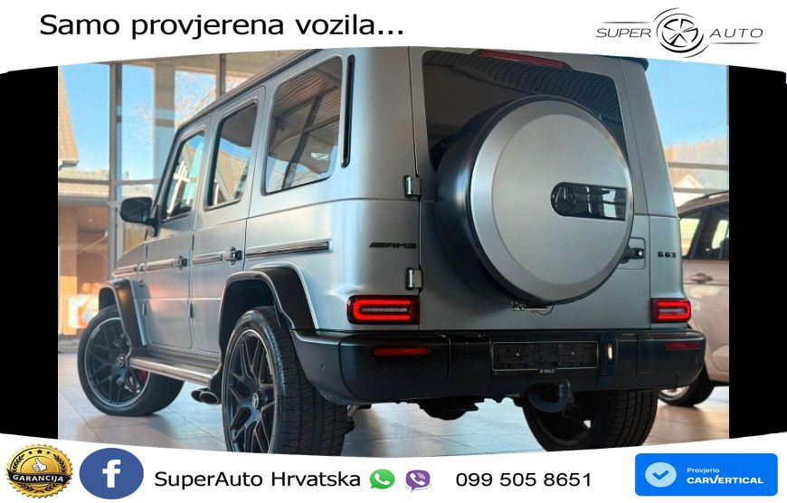 Mercedes AMG G 63 Long V8 (585 KS) 4MATIC 9G-TRONIC AMG SPEEDSHIFT TCT Manufaktur LED+GR SJED+ACC