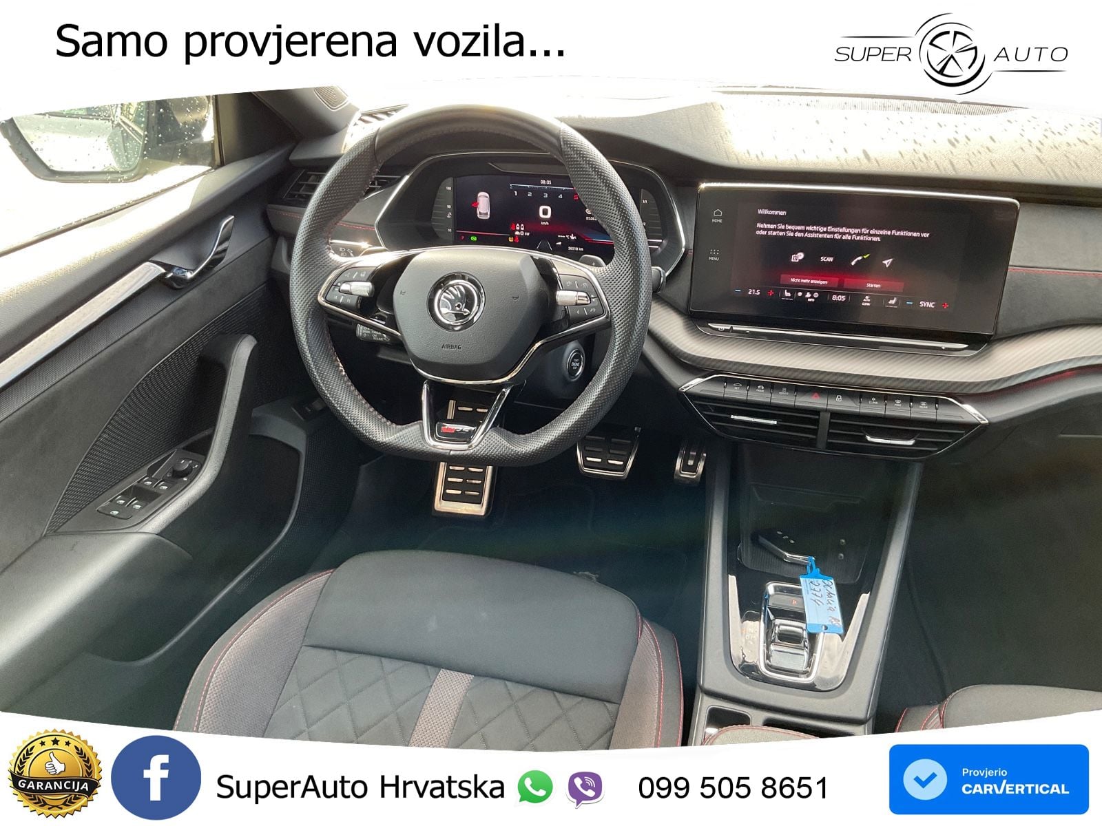 Škoda Octavia Combi RS 2.0 TDI (200 KS) DSG LED+GR SJED+ACC