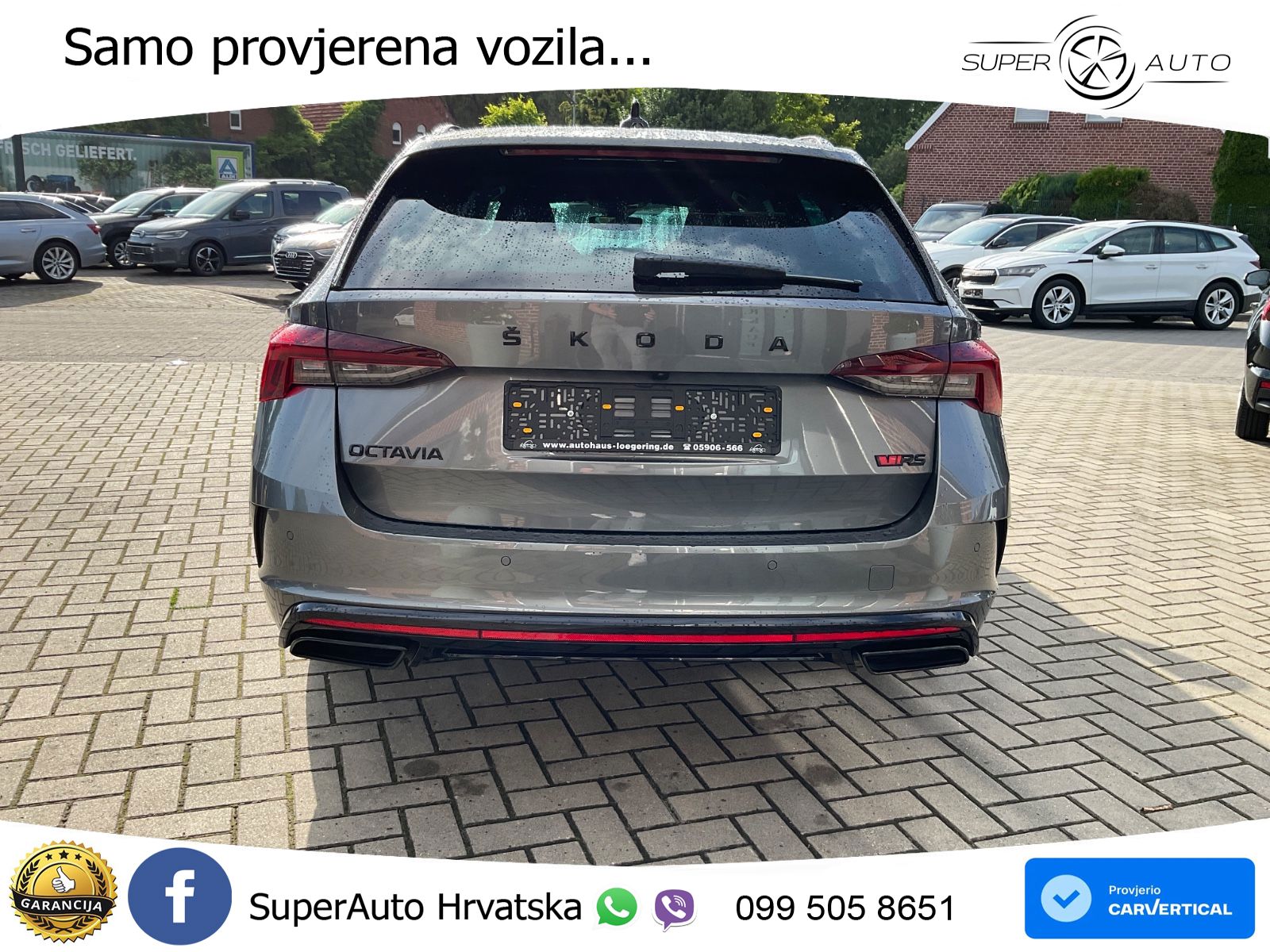 Škoda Octavia Combi RS 2.0 TDI (200 KS) DSG LED+GR SJED+ACC