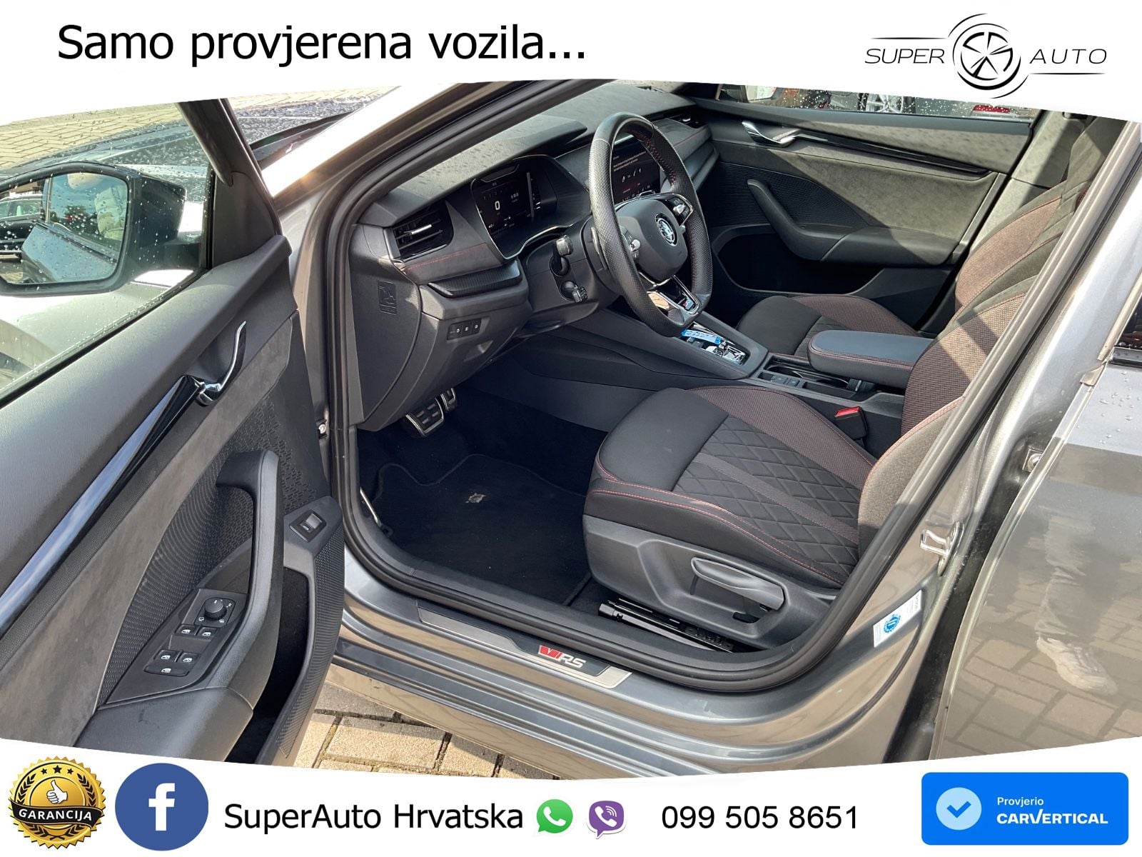 Škoda Octavia Combi RS 2.0 TDI (200 KS) DSG LED+GR SJED+ACC